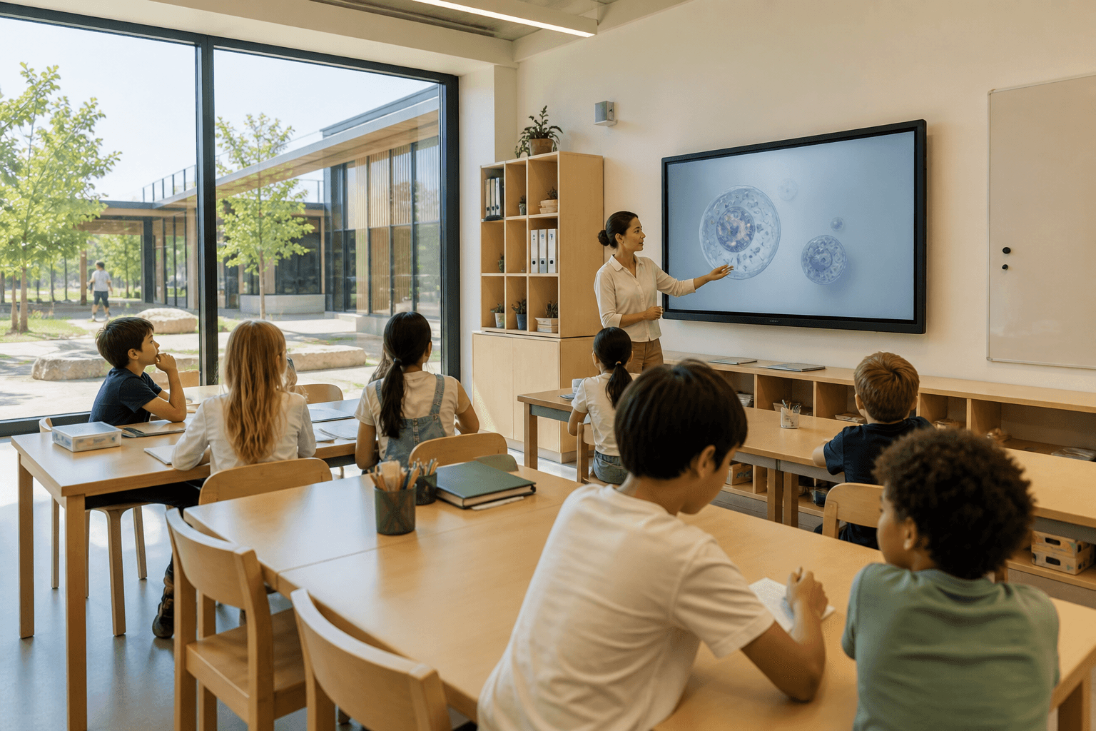 International school classroom on the residential campus.